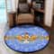 Phi Sigma Sigma Round Carpet, African Rugs, Round Rugs For Home