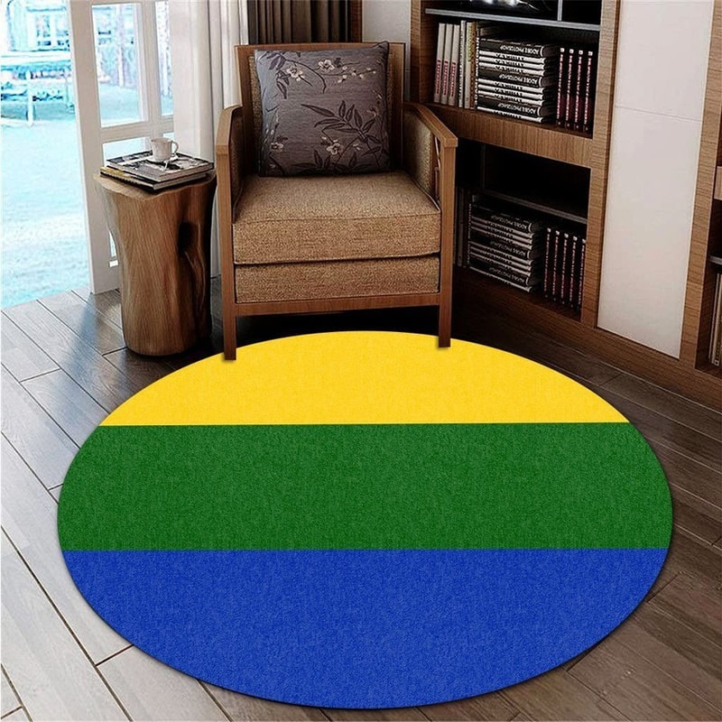 Corozal Flag Round Carpet, African Rugs, Round Rugs For Home