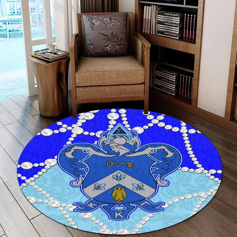 KKG Roy Style Round Carpet, African Rugs, Round Rugs For Home