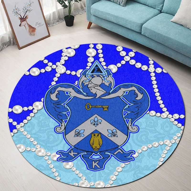 KKG Roy Style Round Carpet, African Rugs, Round Rugs For Home