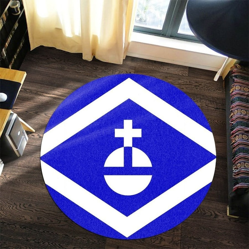 Hormigueros Flag Round Carpet, African Rugs, Round Rugs For Home