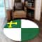 Comerio Flag Round Carpet, African Rugs, Round Rugs For Home