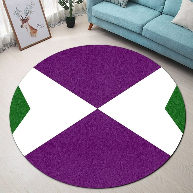 Yabucoa Flag Round Carpet, African Rugs, Round Rugs For Home