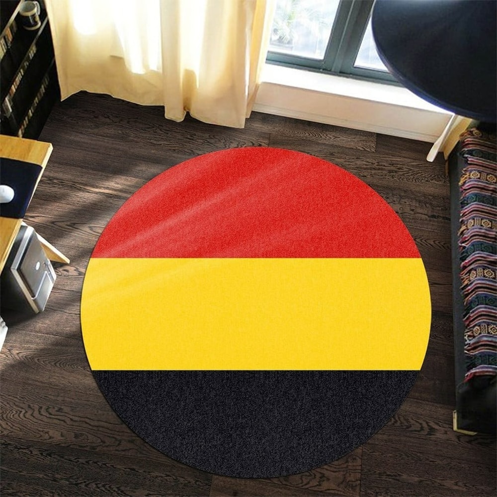Coamo Flag Round Carpet, African Rugs, Round Rugs For Home