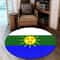 Las Piedras Flag Round Carpet, African Rugs, Round Rugs For Home