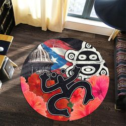 puerto rico round carpet - asher style, african rugs, round rugs for home
