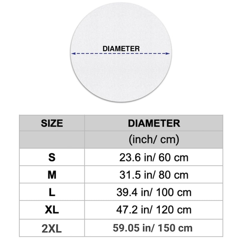 Santa Isabel Flag Round Carpet, African Rugs, Round Rugs For Home