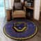 KKP Fraternity Round Carpet, African Rugs, Round Rugs For Home