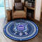 Zeta Phi Beta Sorority 1920 Round Carpet, African Rugs, Round Rugs For Home
