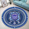 Zeta Phi Beta Sorority 1920 Round Carpet, African Rugs, Round Rugs For Home