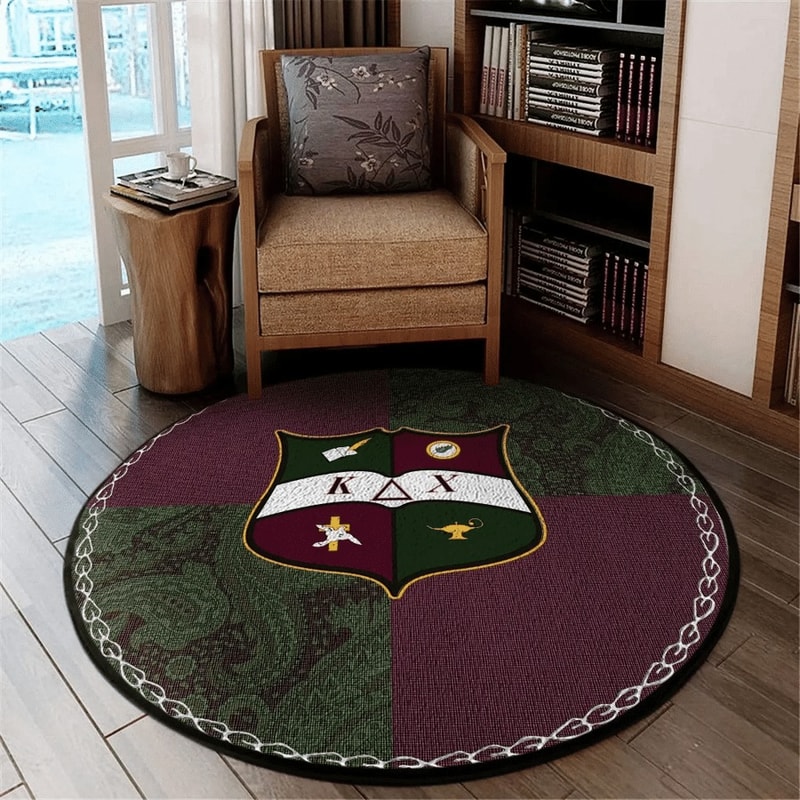 KDC Sorority Sor Round Carpet, African Rugs, Round Rugs For Home