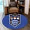 Zeta Phi Beta African Pattern - Royal Blue Round Carpet, African Rugs, Round Rugs For Home
