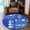 Zeta Phi Beta African Pattern Special Style Round Carpet, African Rugs, Round Rugs For Home