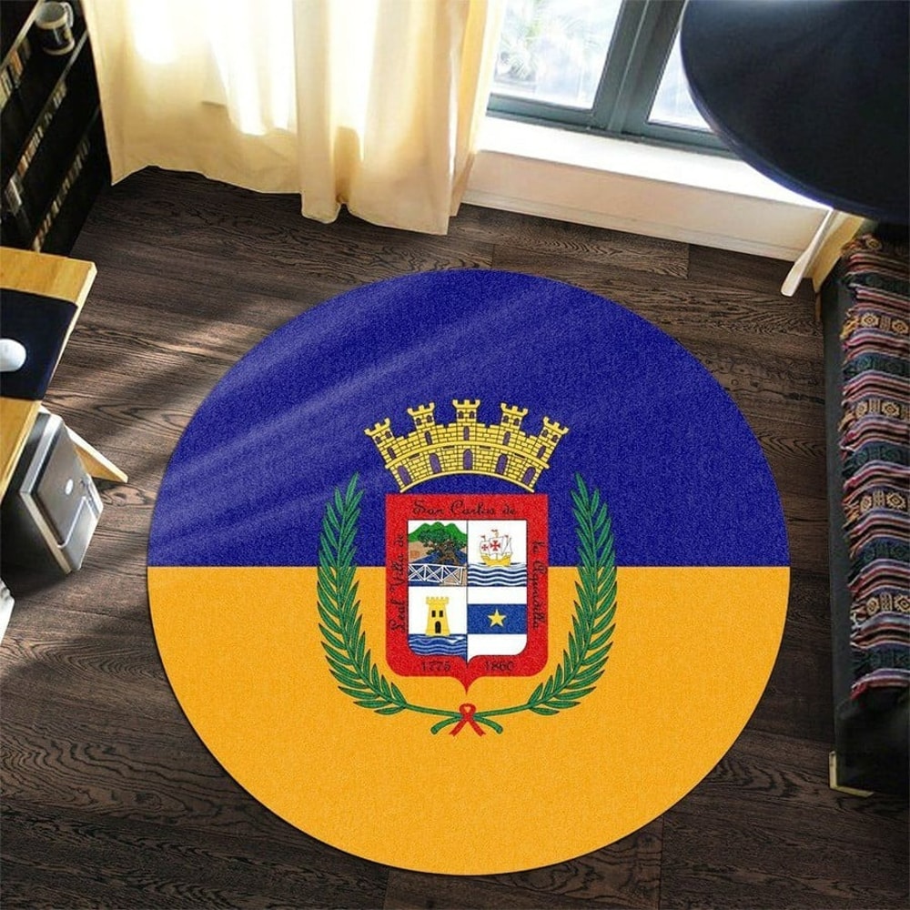 Aguadilla Flag Round Carpet, African Rugs, Round Rugs For Home