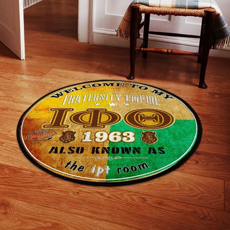 Iota Phi Theta Frat Round Carpet, African Rugs, Round Rugs For Home