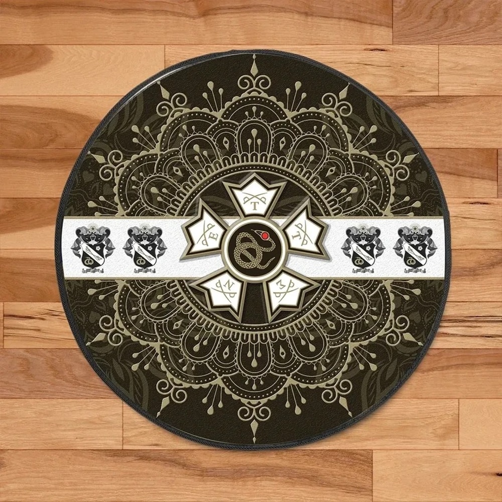 Sigma Nu Round Carpet, African Rugs, Round Rugs For Home
