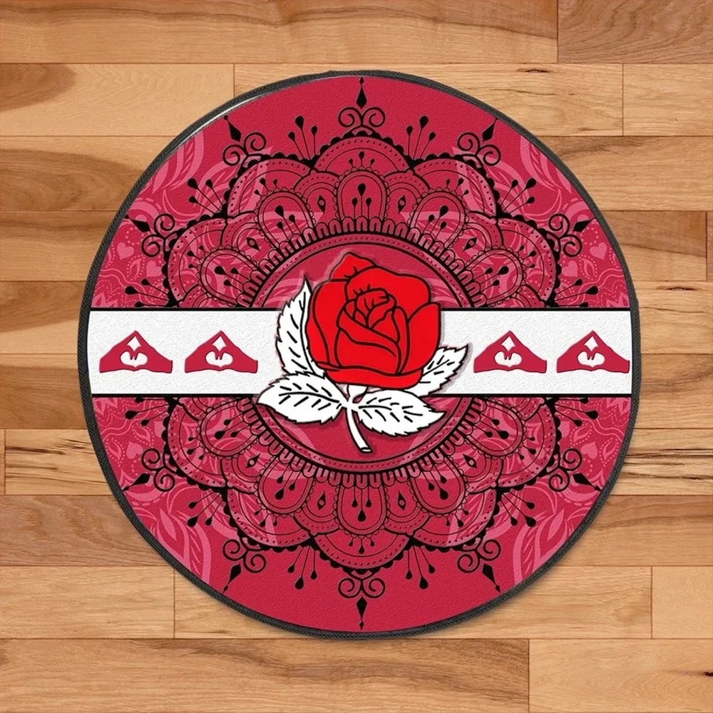 Alpha Omicron Pi Round Carpet, African Rugs, Round Rugs For Home