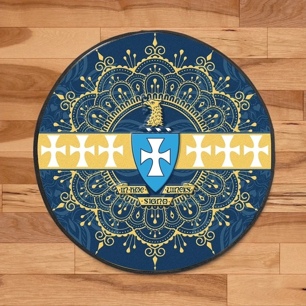 Sigma Chi Round Carpet, African Rugs, Round Rugs For Home