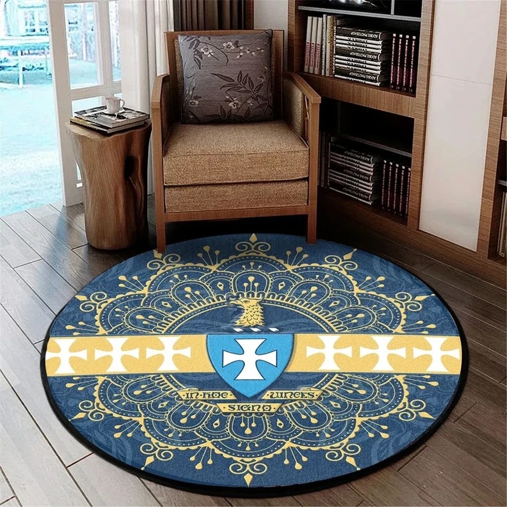 Sigma Chi Round Carpet, African Rugs, Round Rugs For Home