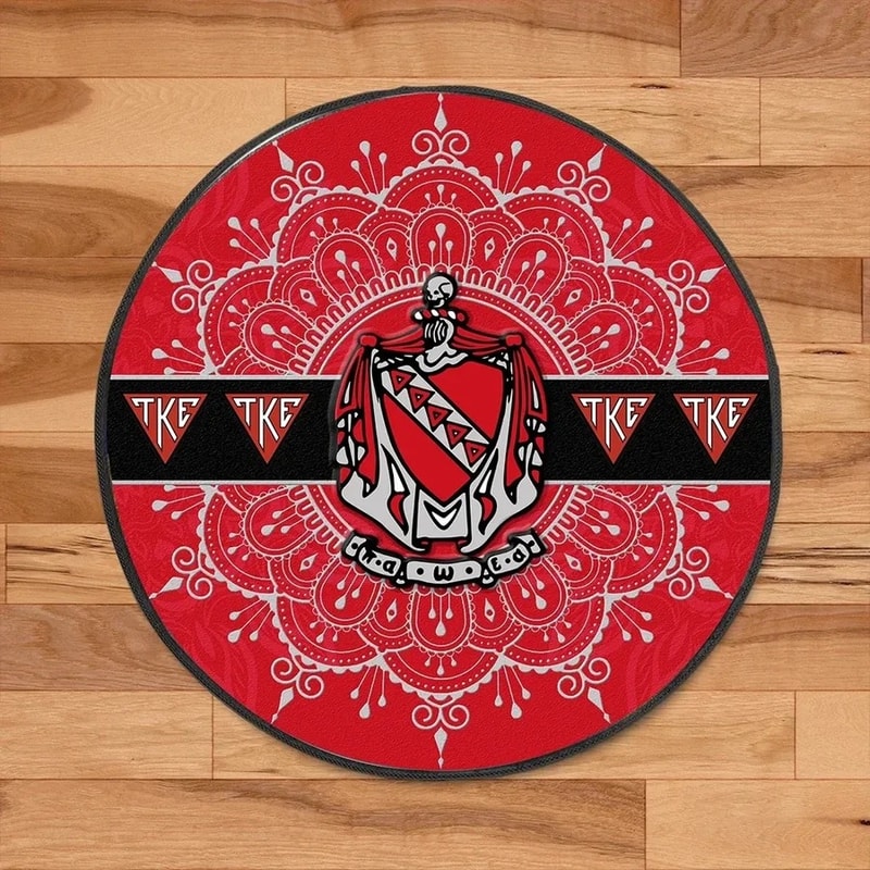 Tau Kappa Epsilon Round Carpet, African Rugs, Round Rugs For Home