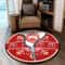 New Way Delta Sigma Theta Elephant Round Carpet, African Rugs, Round Rugs For Home