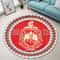 Delta Sigma Theta Pearl Round Carpet, African Rugs, Round Rugs For Home