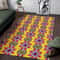 Ankara African Daisy, Africa Area Rugs For Home