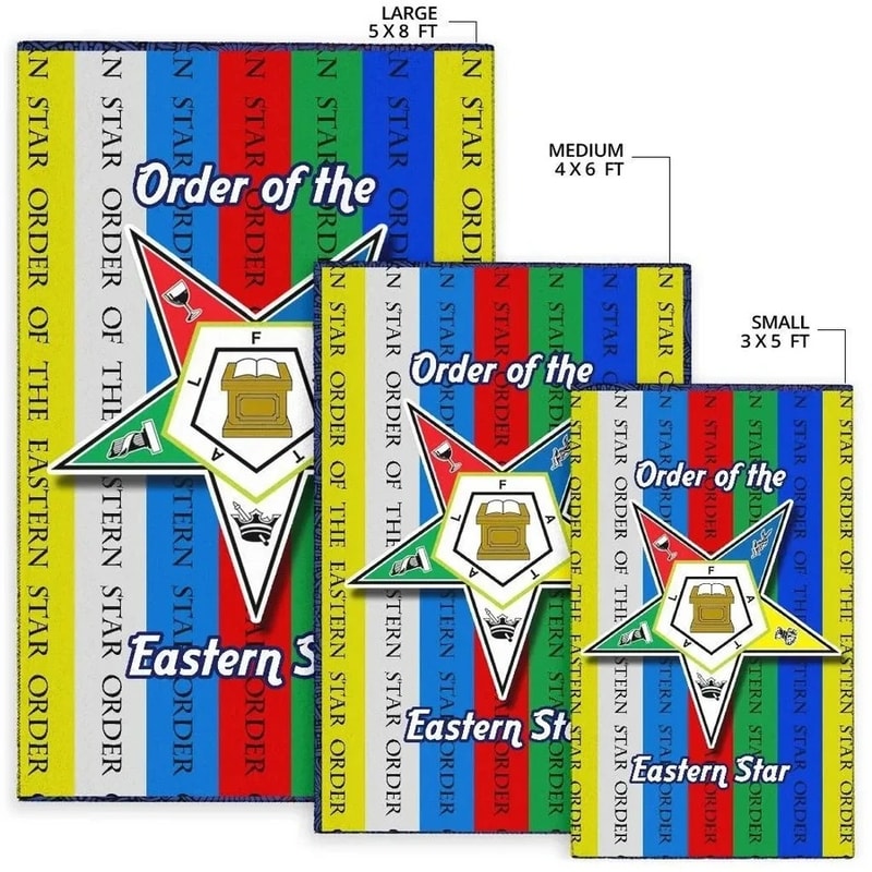 Order Of Eastern Star OES, Africa Area Rugs For Home