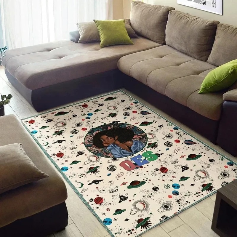 Black Woman Oes Of The Eastern Star, Africa Area Rugs For Home
