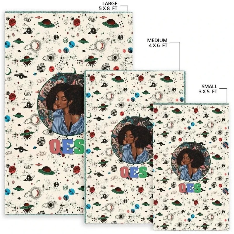 Black Woman Oes Of The Eastern Star, Africa Area Rugs For Home