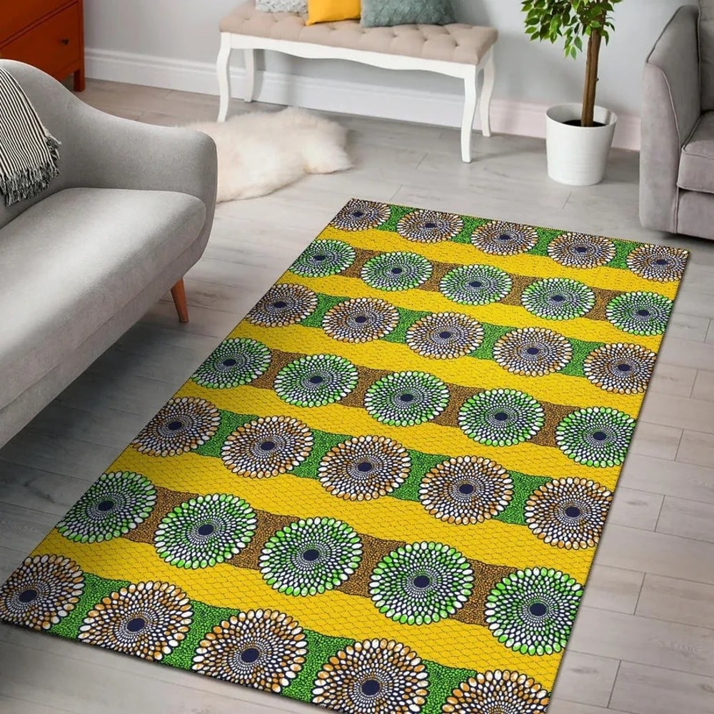 Ankara Imarisa Light, Africa Area Rugs For Home