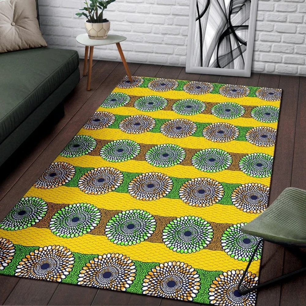 Ankara Imarisa Light, Africa Area Rugs For Home