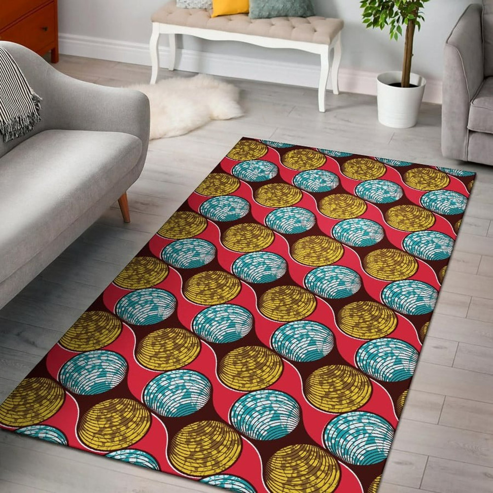 Ankara Clam Shell, Africa Area Rugs For Home