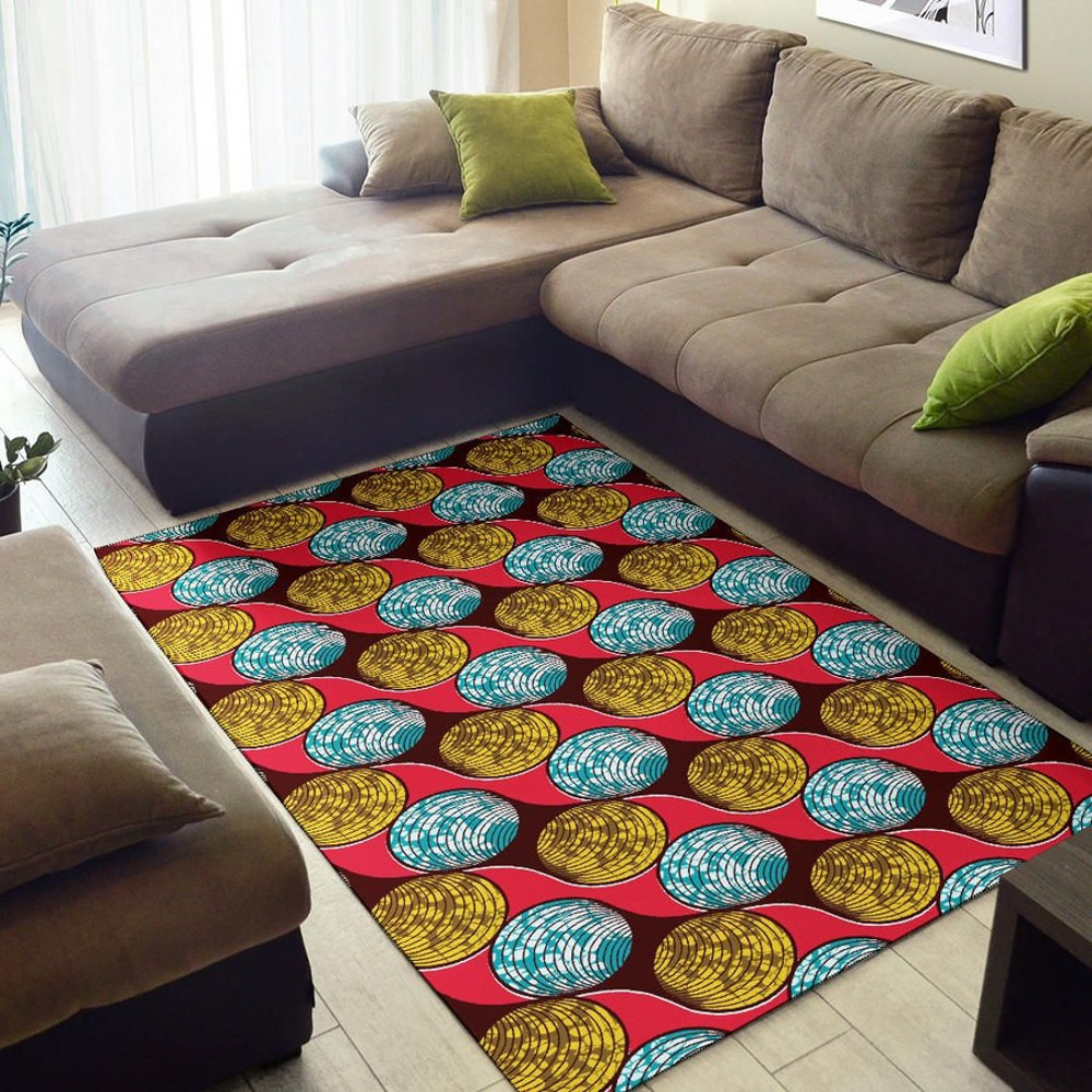 Ankara Clam Shell, Africa Area Rugs For Home