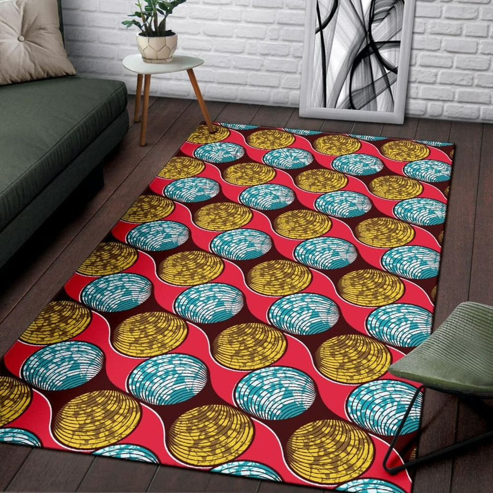 Ankara Clam Shell, Africa Area Rugs For Home