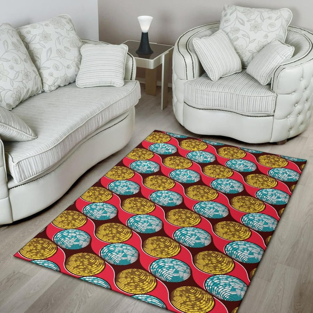 Ankara Clam Shell, Africa Area Rugs For Home