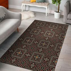 grey triangle kitenge, africa area rugs for home