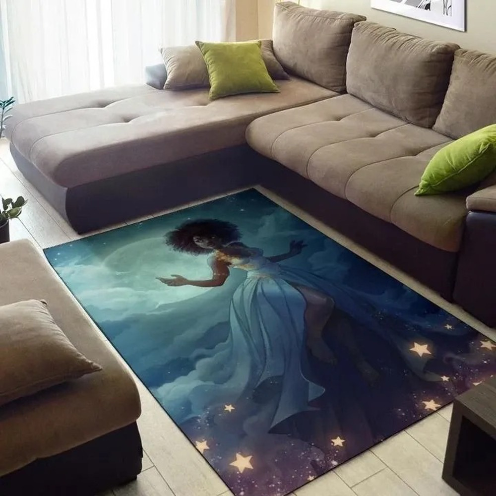 Magical Black Area Rug, Africa Area Rugs For Home