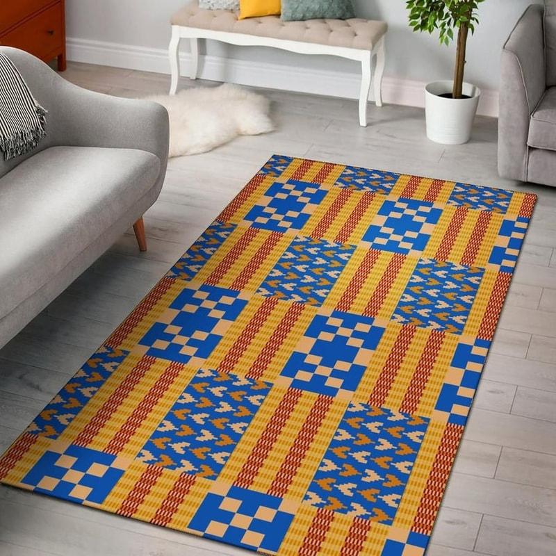 Weaving Style Kente, Africa Area Rugs For Home