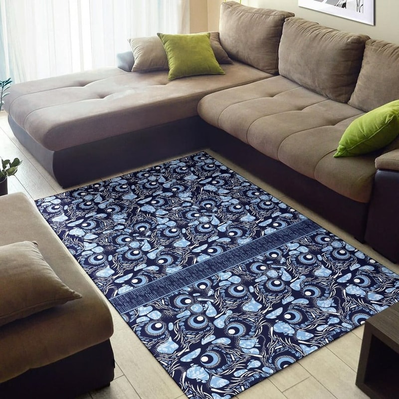 Ankara Peacock, Africa Area Rugs For Home