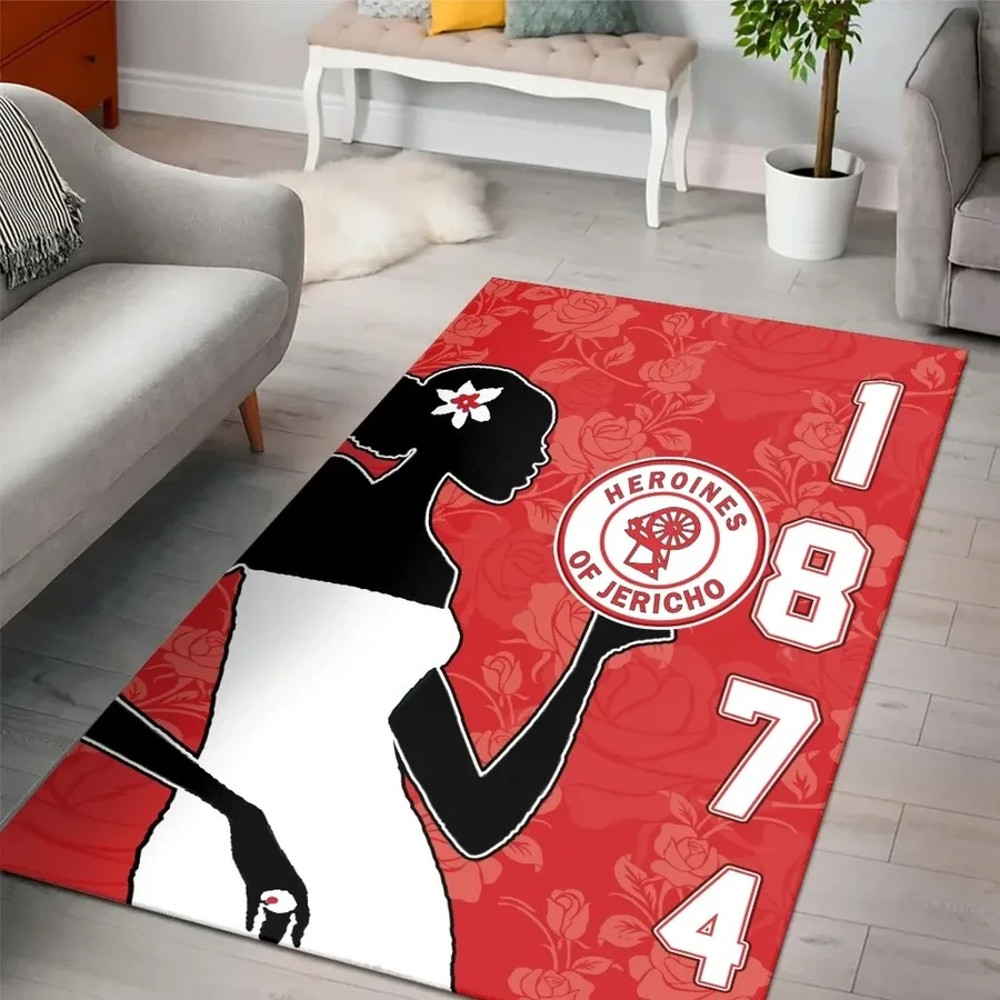 Heroines Of Jericho Girl Rug, Africa Area Rugs For Home