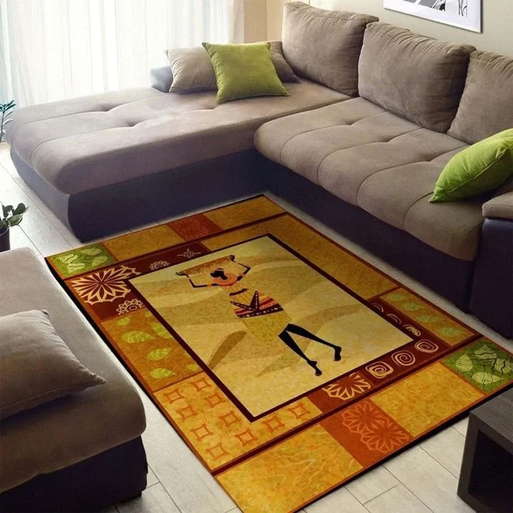 Painting Area Rug, Africa Area Rugs For Home