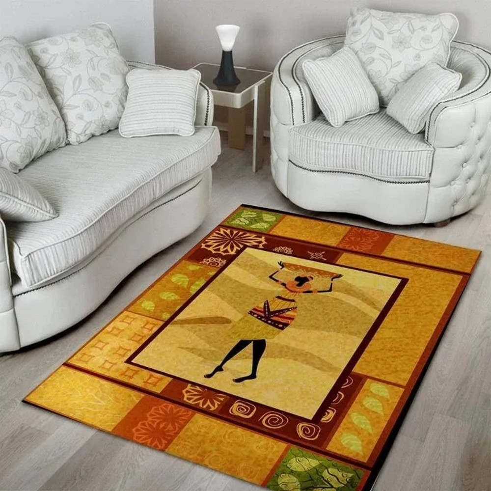 Painting Area Rug, Africa Area Rugs For Home