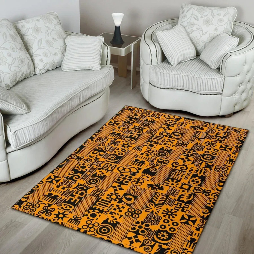 Culture Adinkra, Africa Area Rugs For Home