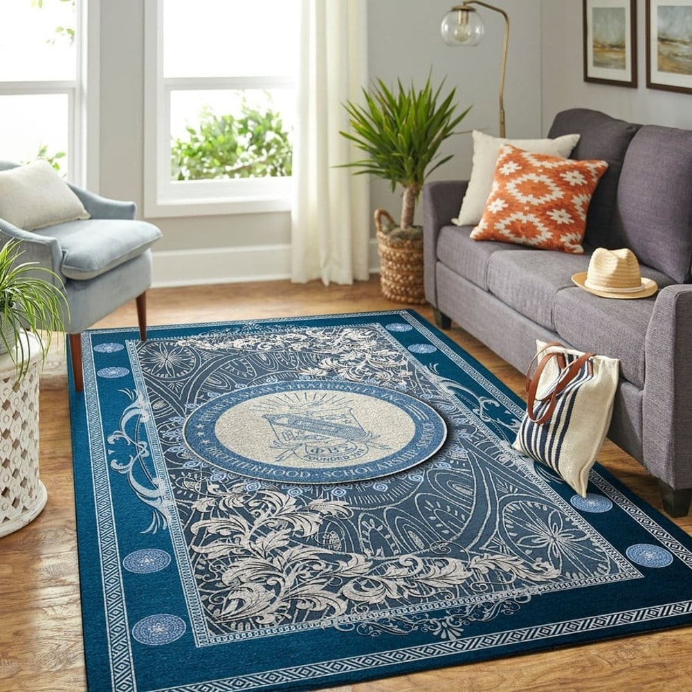 Phi Beta Sigma Blue Area Rug, Africa Area Rugs For Home