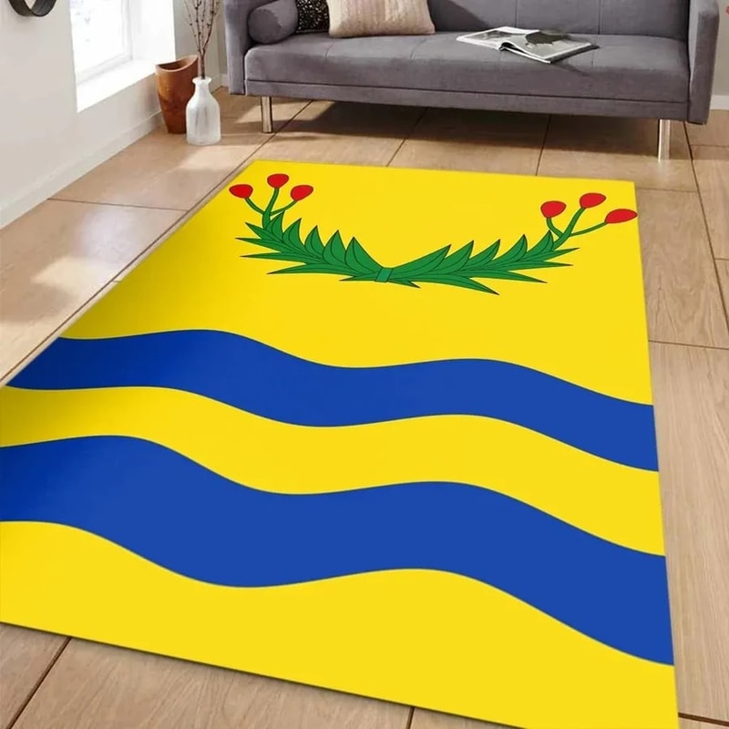 Juncos Flag Area Rug, Africa Area Rugs For Home