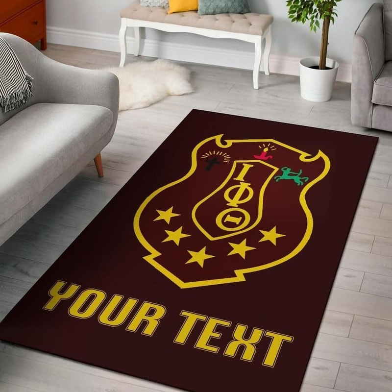 Personalised Iota Phi Theta Area Rug Classic, Africa Area Rugs For Home