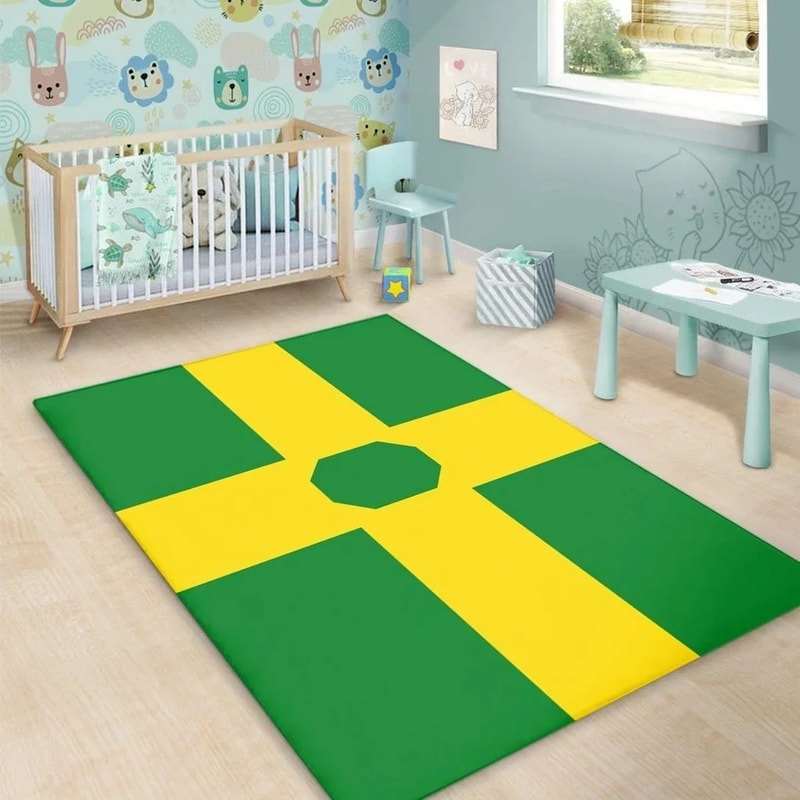 Patillas Flag Area Rug, Africa Area Rugs For Home