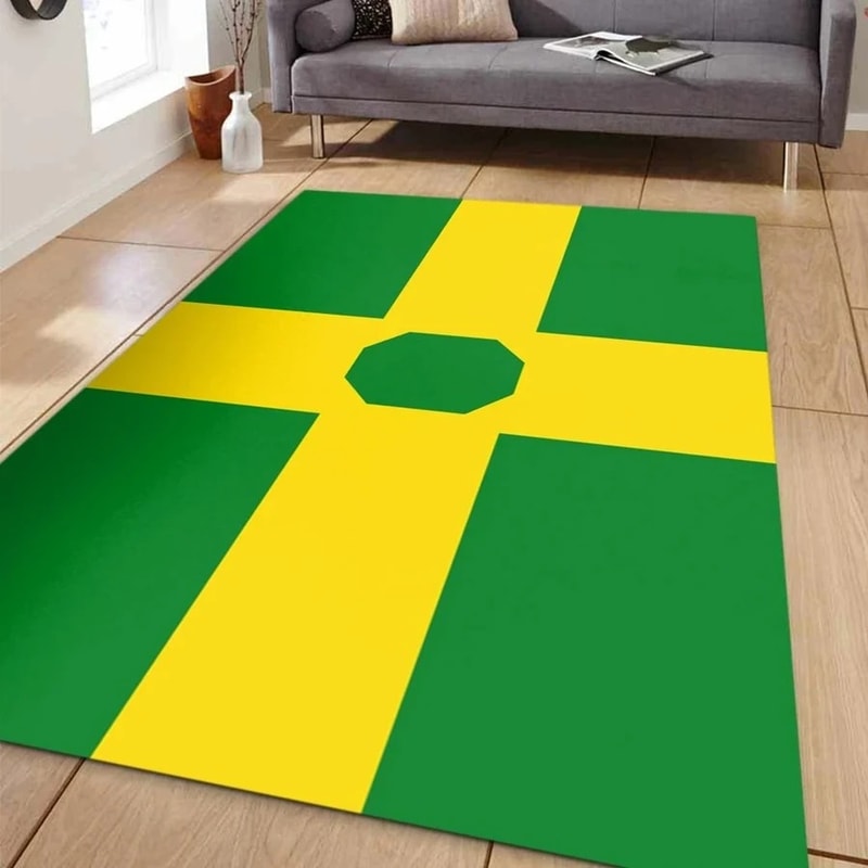 Patillas Flag Area Rug, Africa Area Rugs For Home
