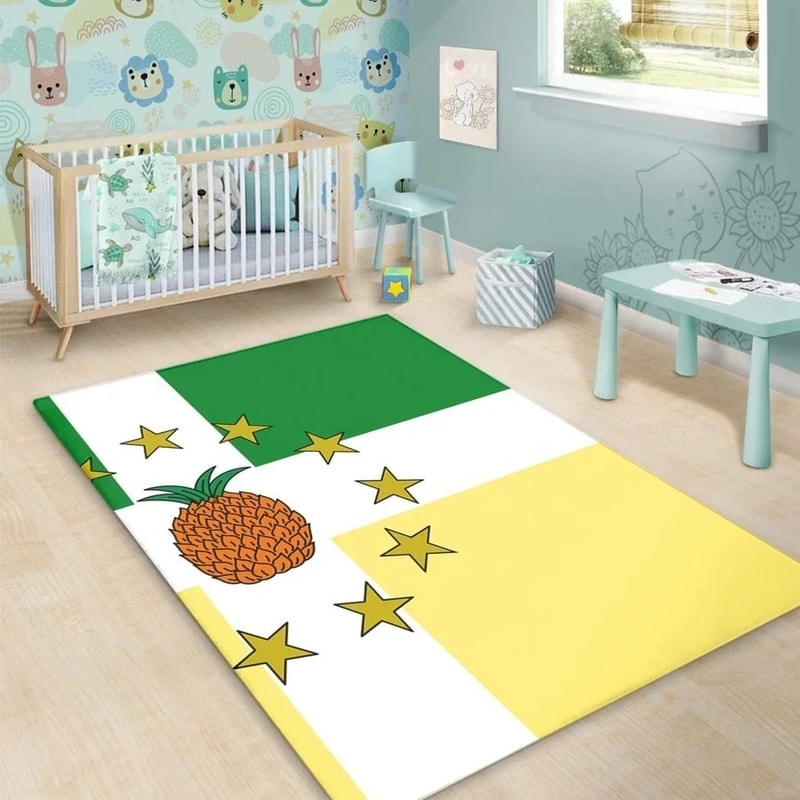Lajas Flag Area Rug, Africa Area Rugs For Home
